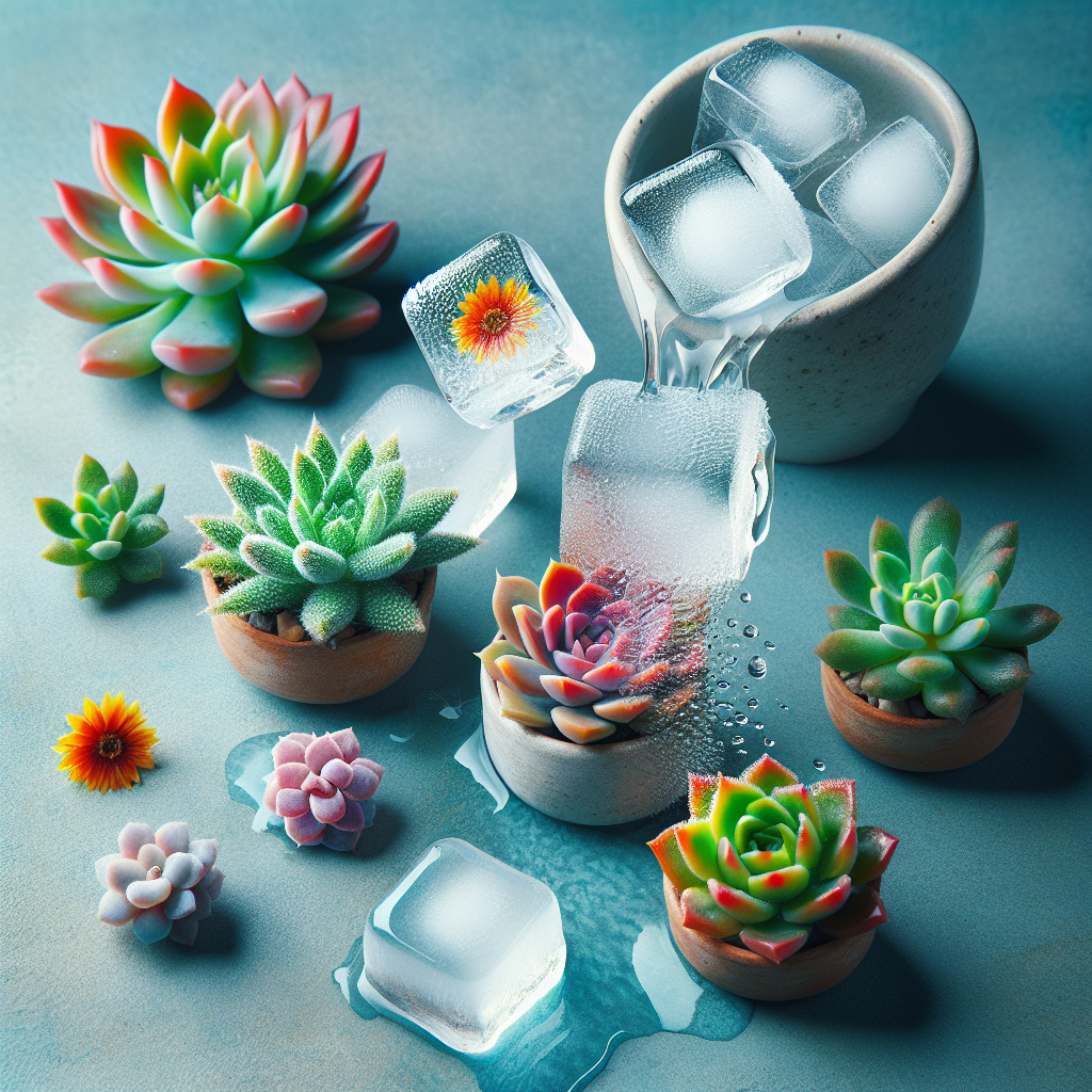 Can I Use Ice Cubes To Water My Succulents?