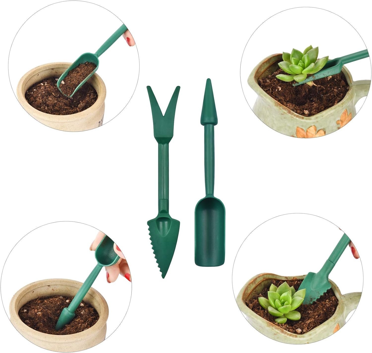 Succulent Tools, Gardening Tools, Succulent Watering Bottle Squirt Botttle for Indoor Plants, Bonsai Tools Terrarium Kit, Plant Spray Bottle,Garden Succulent Kit Transplant Tool Set for Seedling Soil