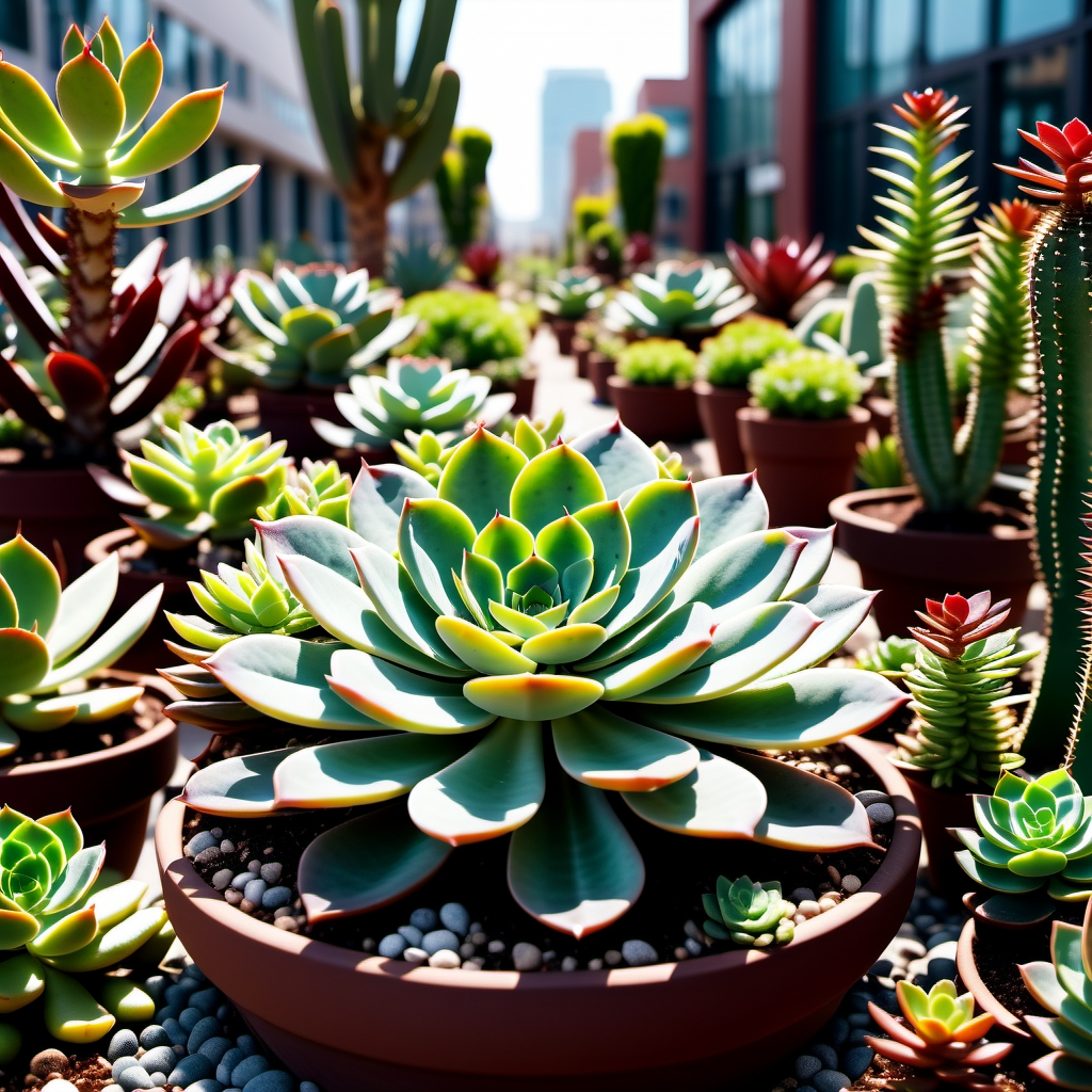 Succulents, the Essence of Sustainability
