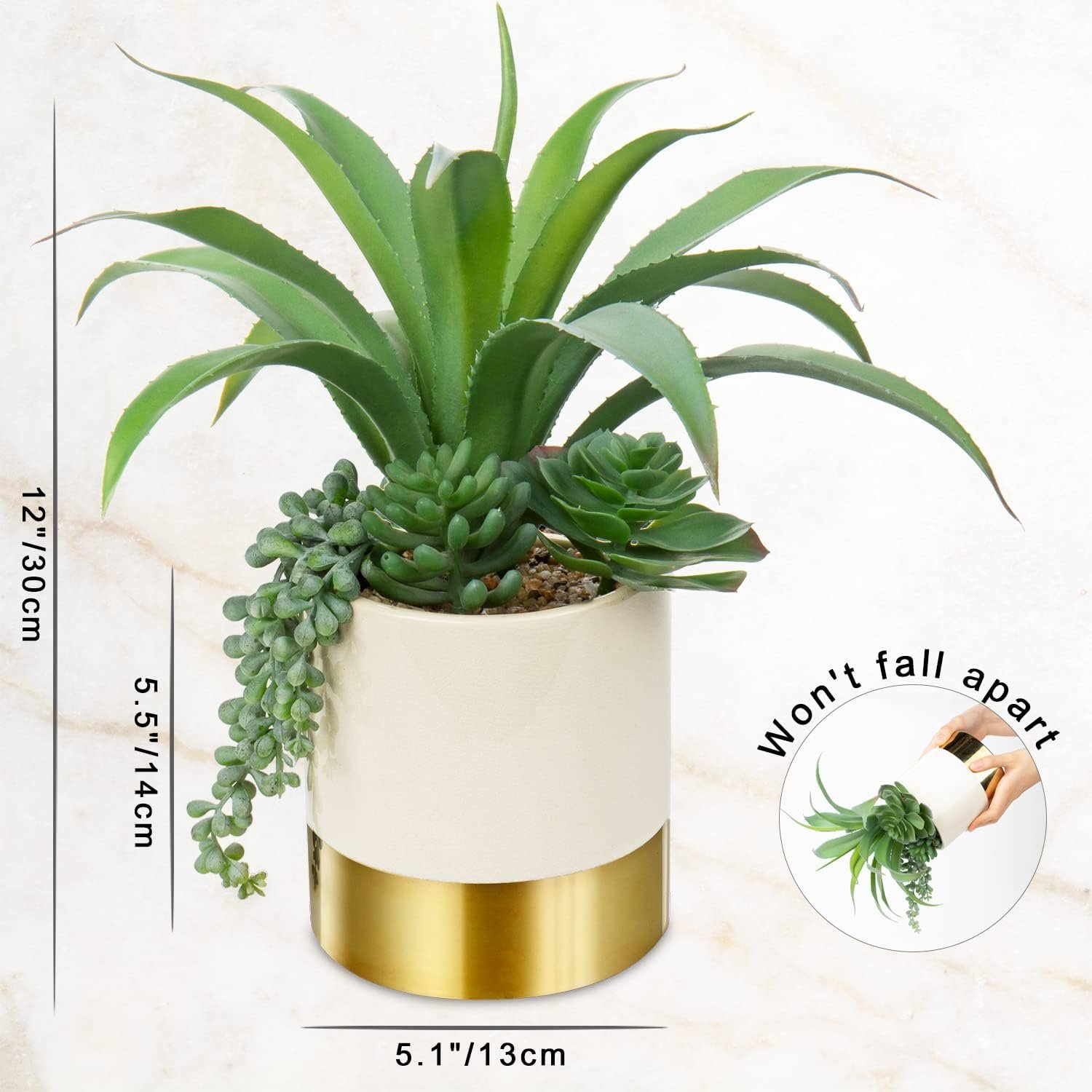 Large Artificial Succulents Plants review